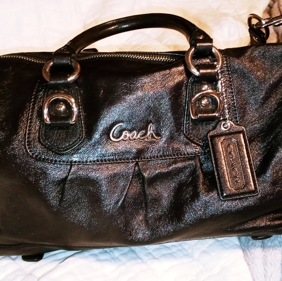 Coach black leather new without tags bag - Picture 14 of 15
